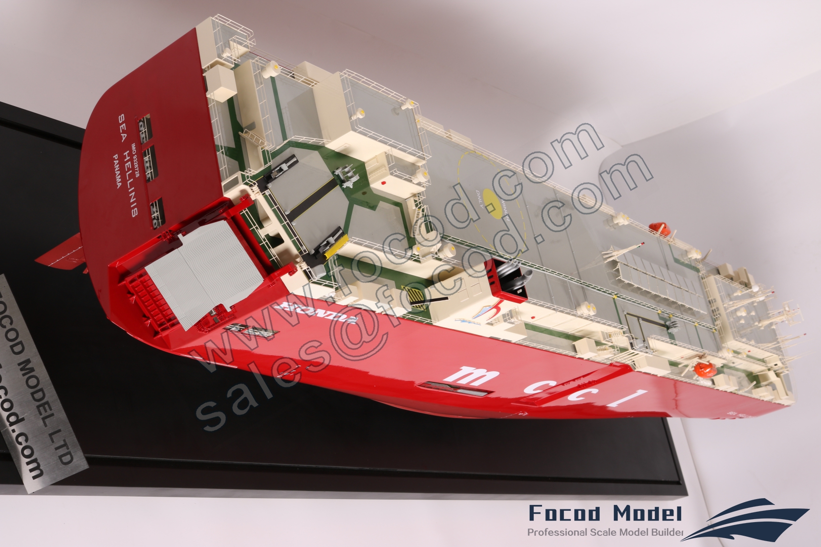 customized model of 180m Vehicles Carrier (RoRo ship)